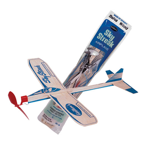 Sky Streak Single Plane Polyba high performance flying toy with printed wings and tail that soars over 25 feet