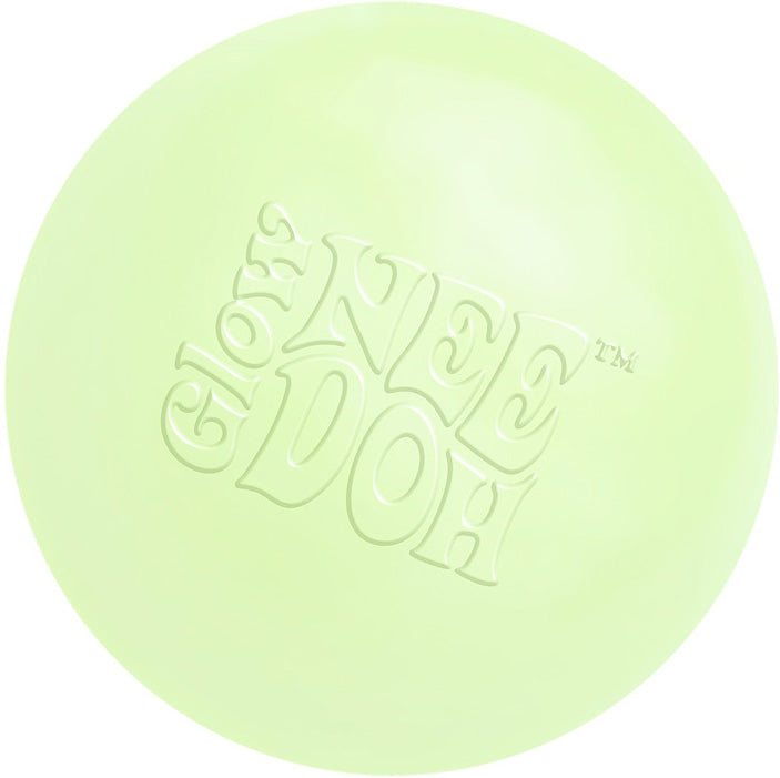 NeeDoh Glow In The Dark stress ball that glows for nighttime fidgeting