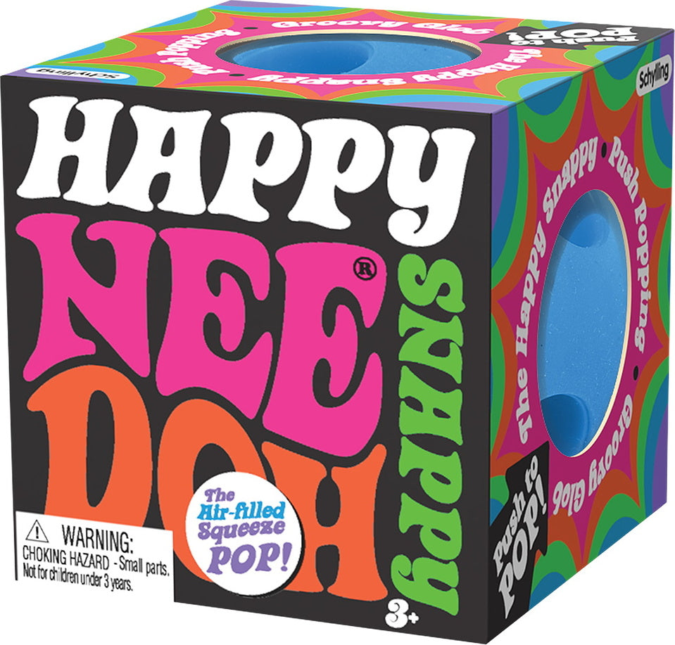 NeeDoh Happy Snappy Ball assorted bouncing stress balls for active fidget play