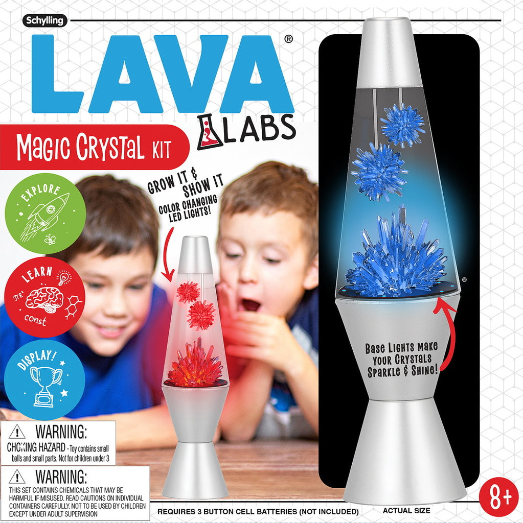 Magic Crystal Kit by Lava Labs science experiment set for growing crystals at home