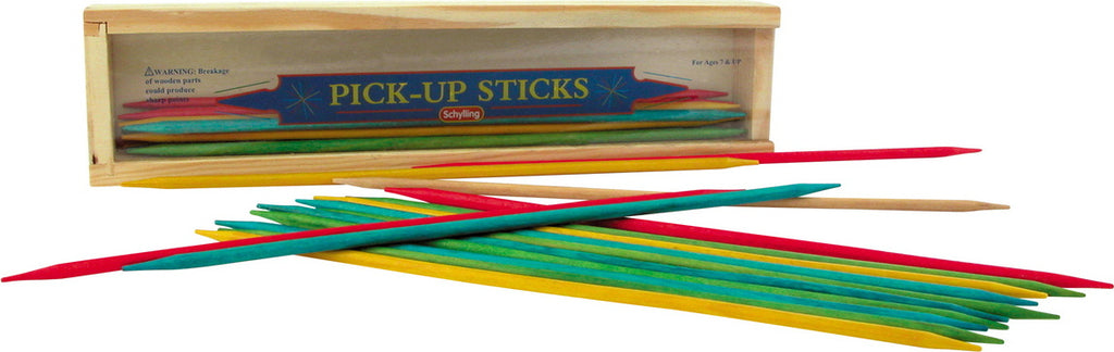 Pick Up Sticks classic wooden game for skill, patience, and family entertainment