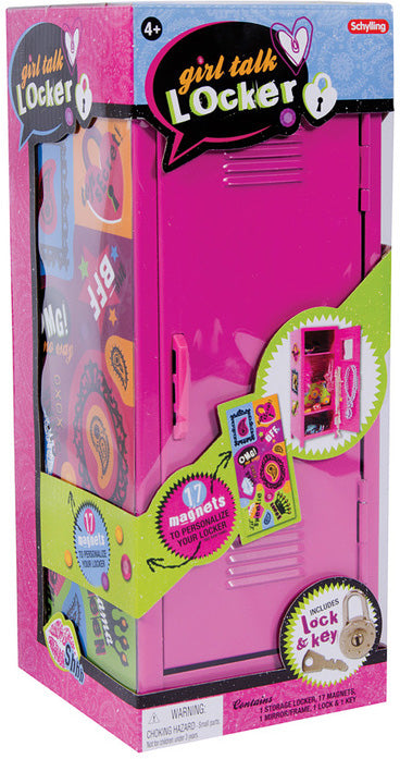 Girl Talk Locker with magnets for organizing and decorating teen room space