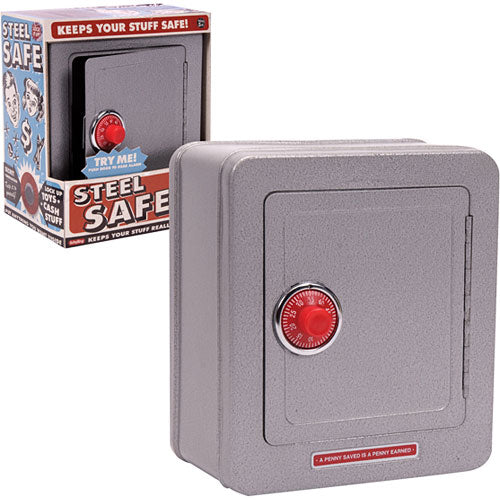 Steel Safe with alarm system for secure storage of valuables and treasures