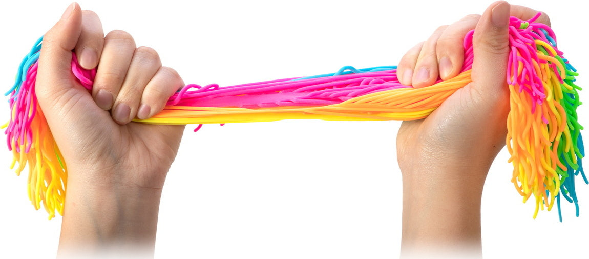 Ramen Noodlies stretchy noodle-shaped fidget toys inspired by ramen noodles