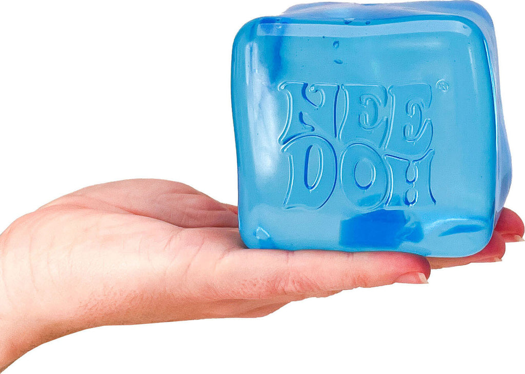 NeeDoh Nice Berg iceberg-shaped stress ball with unique textured surface