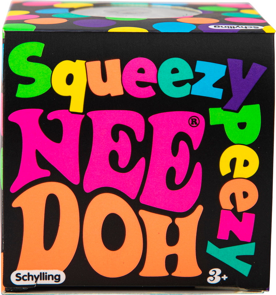 NeeDoh Squeezy Peezy soft squishy stress ball for gentle fidgeting and relaxation
