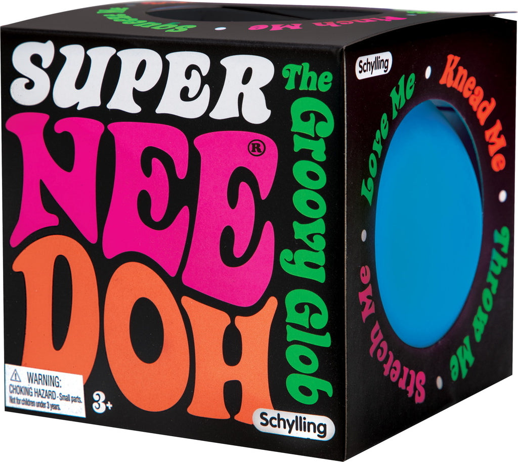 NeeDoh Super NeeDoh oversized stress balls in assorted colors for maximum squeezing