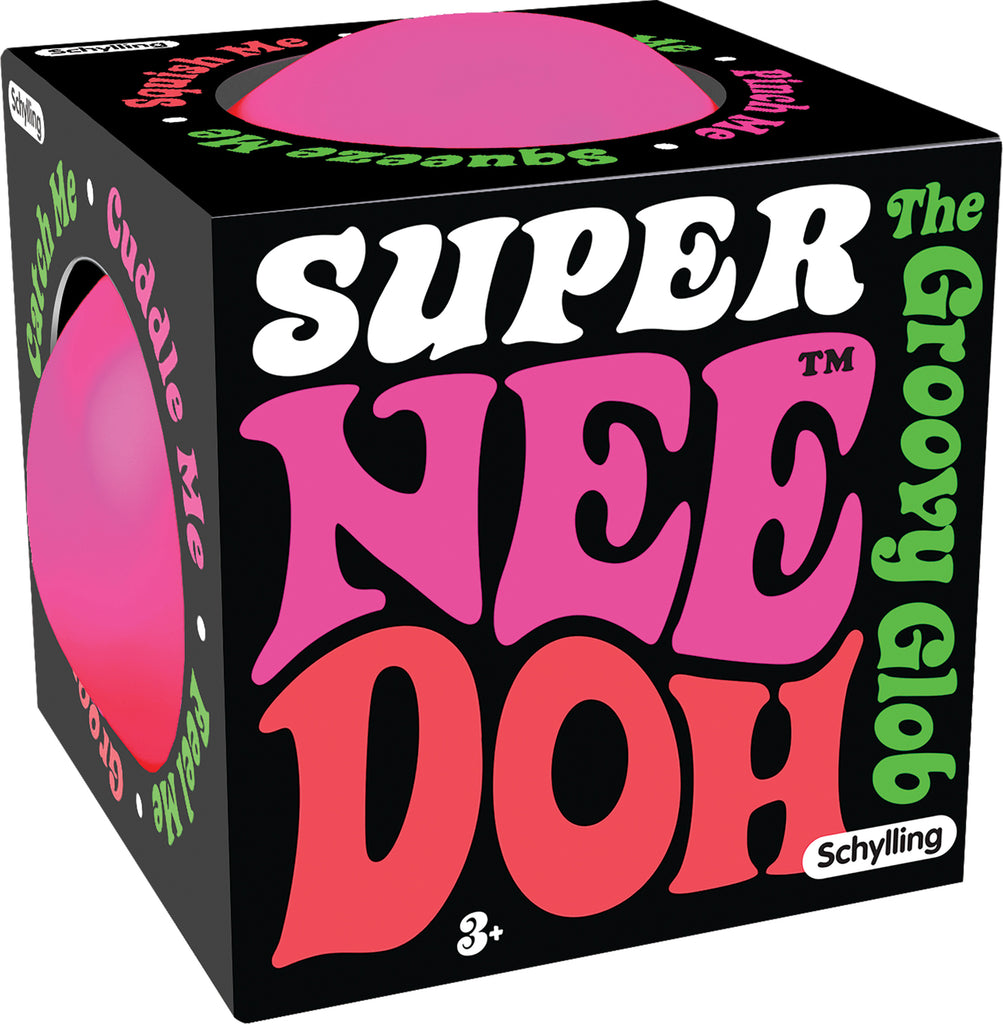 NeeDoh Super NeeDoh oversized stress balls in assorted colors for maximum squeezing