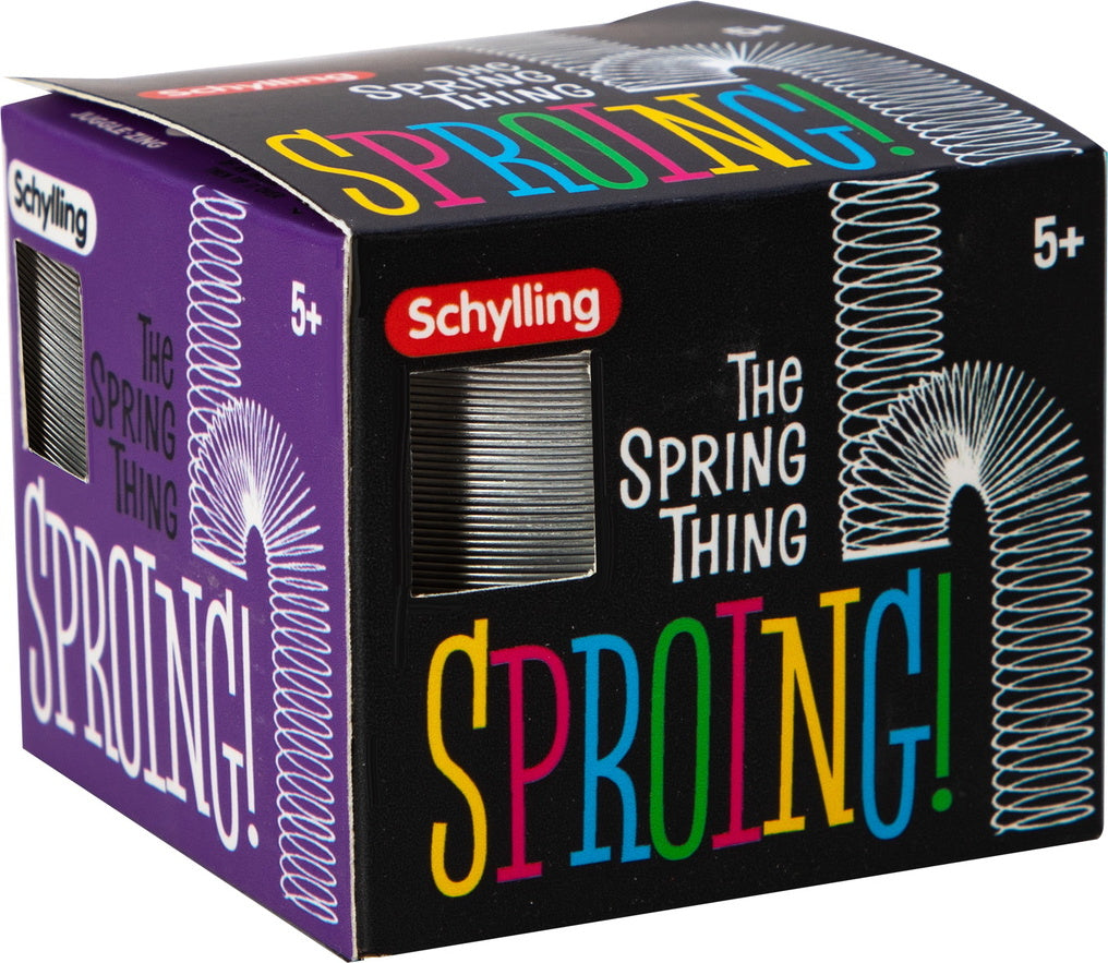 SPROING Spring Thing premium metal spring toy for nostalgic bouncing and walking fun