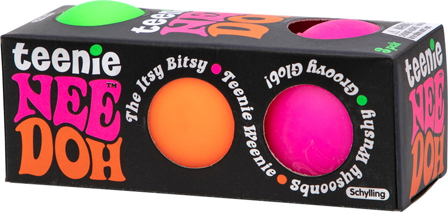 NeeDoh Teenie Nee Doh assorted mini stress balls for pocket-sized fidgeting
