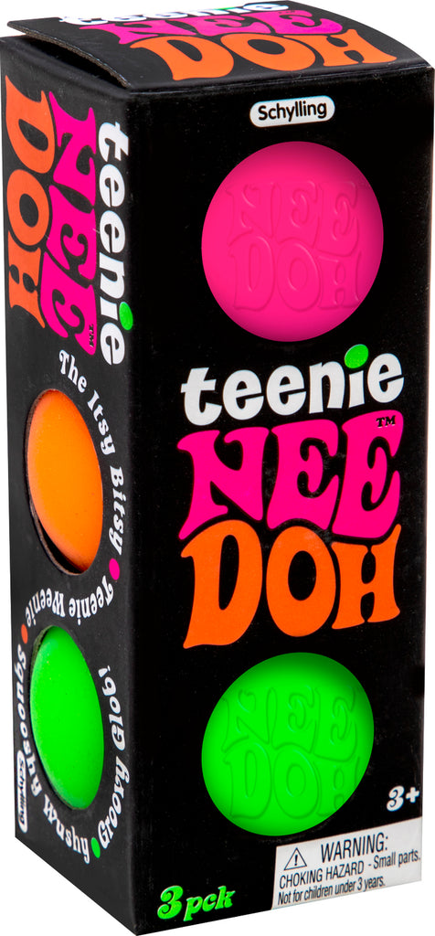 NeeDoh Teenie Nee Doh assorted mini stress balls for pocket-sized fidgeting