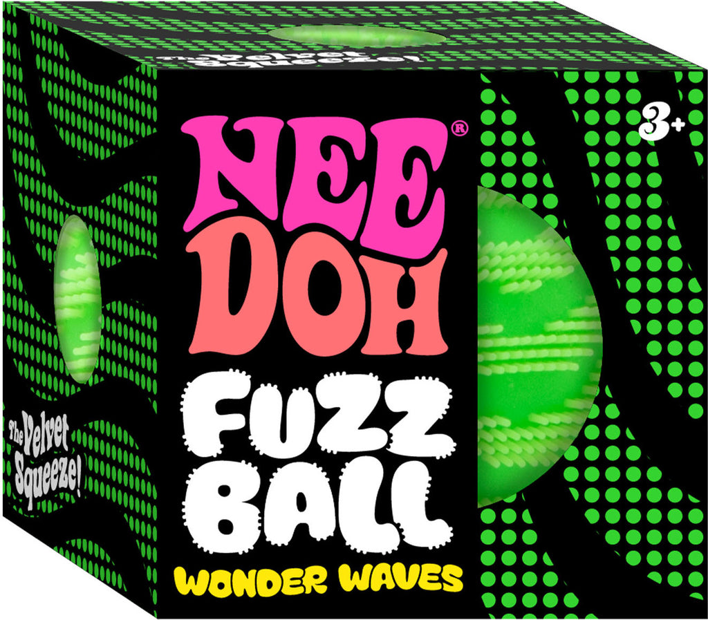 NeeDoh Fuzz Ball Wonder Waves assorted fuzzy textured stress balls for sensory play