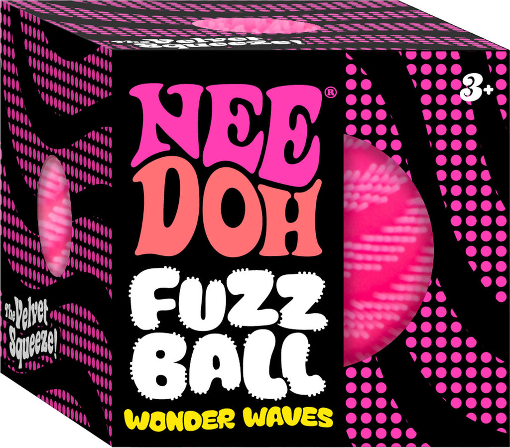 NeeDoh Fuzz Ball Wonder Waves assorted fuzzy textured stress balls for sensory play