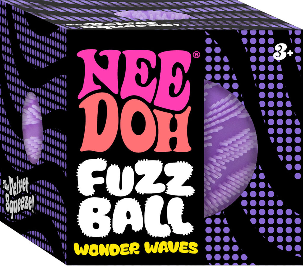 NeeDoh Fuzz Ball Wonder Waves assorted fuzzy textured stress balls for sensory play