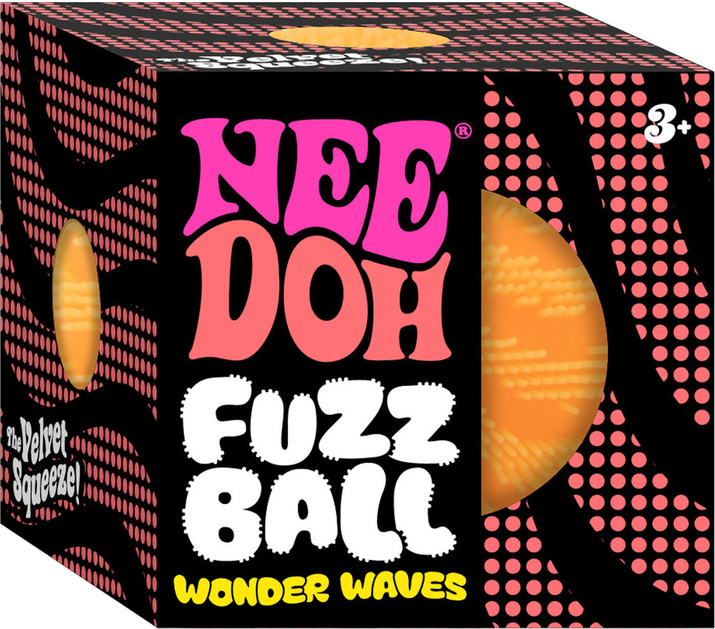 NeeDoh Fuzz Ball Wonder Waves assorted fuzzy textured stress balls for sensory play