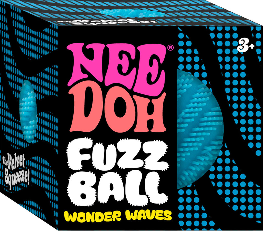 NeeDoh Fuzz Ball Wonder Waves assorted fuzzy textured stress balls for sensory play