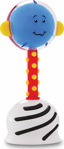 SmartNoggin NogginStik developmental rattle with red, blue, green lights and textures for babies