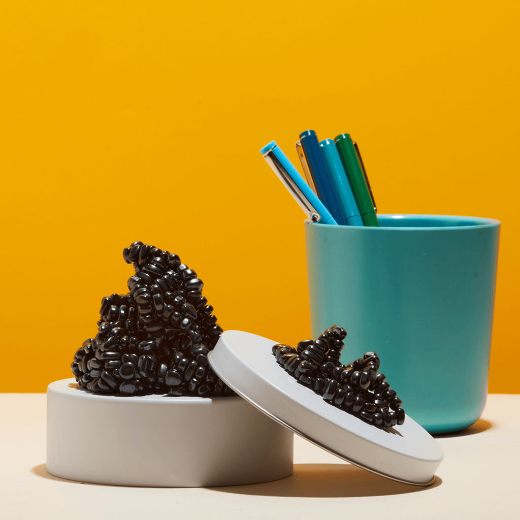 Crags White magnetic building blocks in clean white finish for construction play