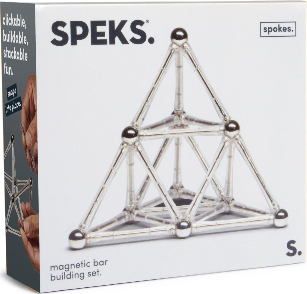Spokes SPOKES24NICKEL magnetic steel bars for architectural desk toy building