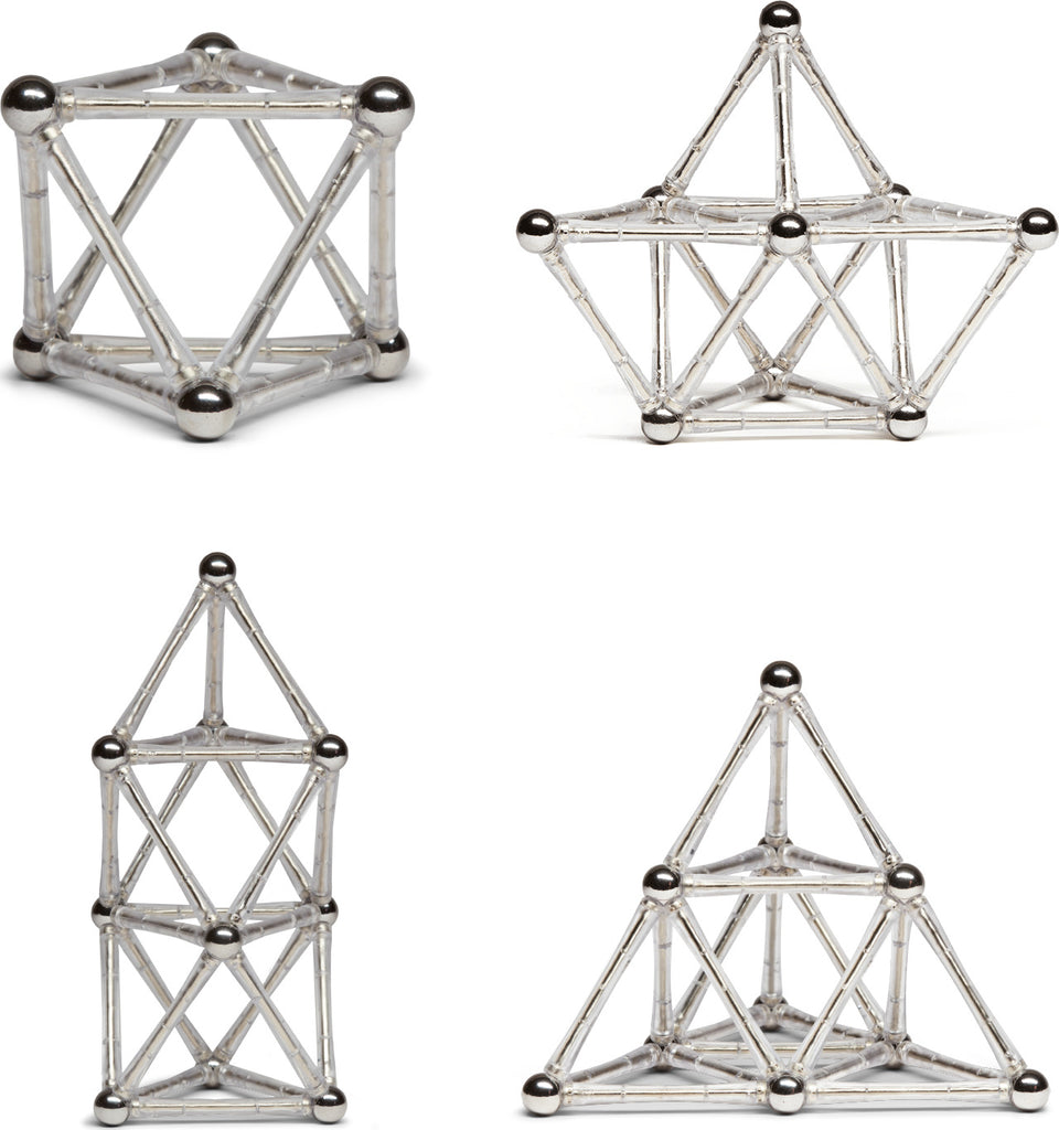 Spokes SPOKES24NICKEL magnetic steel bars for architectural desk toy building