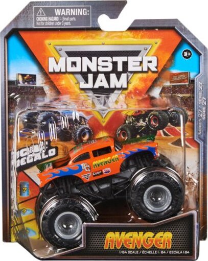 Monster Jam toy vehicle assorted - Spin Master official Monster Jam trucks featuring authentic designs and monster truck action