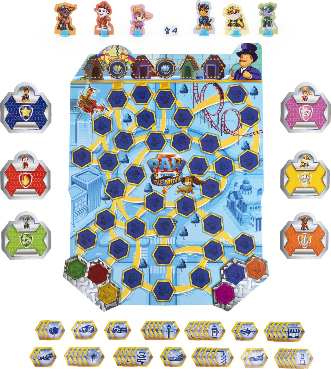 PAW Patrol The Movie, Adventure City Lookout Board game Trivia