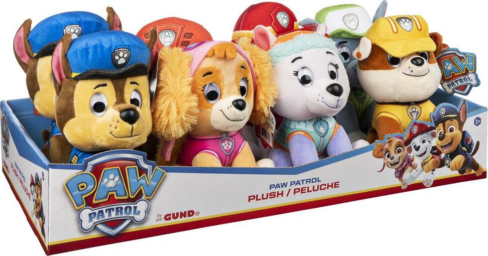 Paw Patrol 8-Unit 6-Inch Plush Assortment