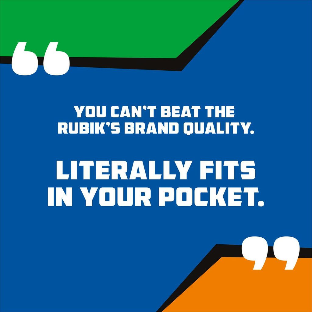 Rubik's Mini 2x2 pocket cube puzzle by Spin Master with colorful tiles for ages 5 and up