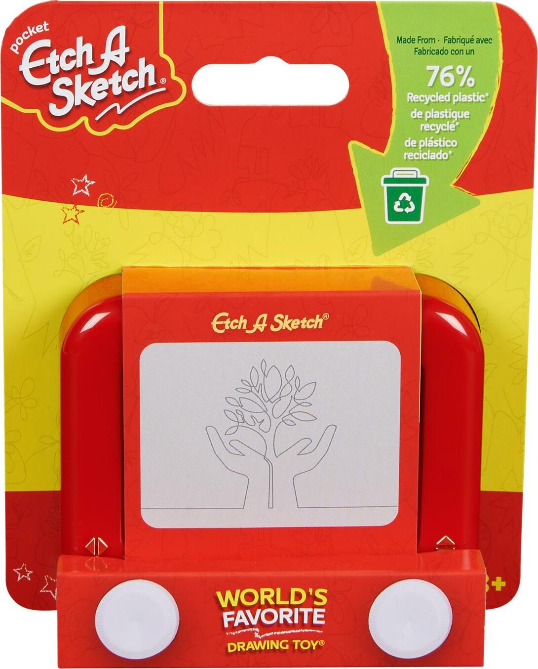 Pocket Etch A Sketch – Recycled Plastic Eco Drawing Toy for Kids