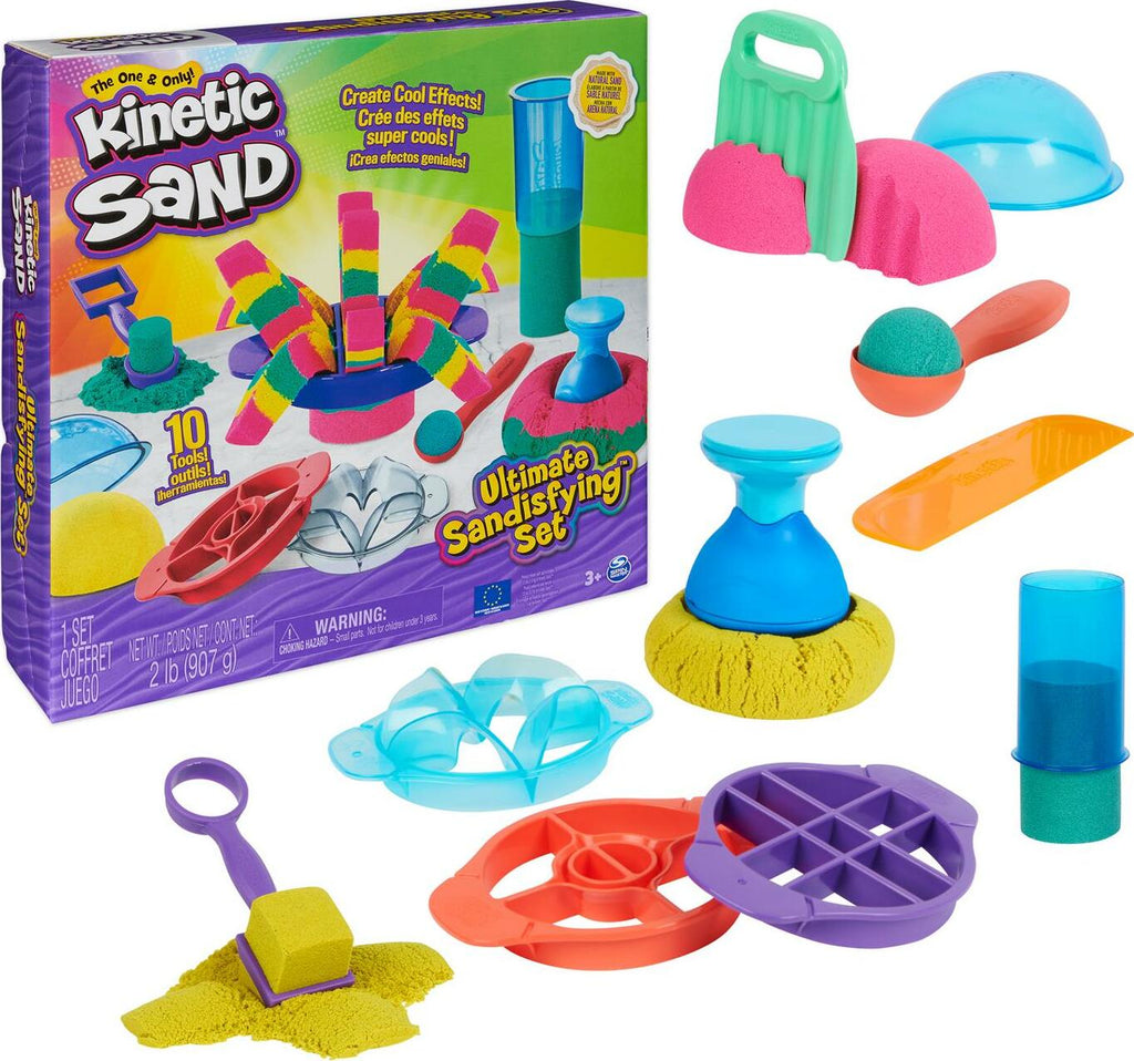 Kinetic Sand Ultimate Sandisfying Set complete sensory play kit with tools
