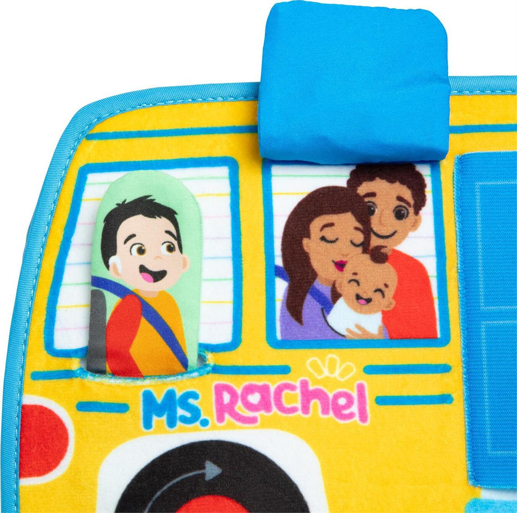 Ms. Rachel Tummy Time Activity Bus with interactive features and educational activities for infant development