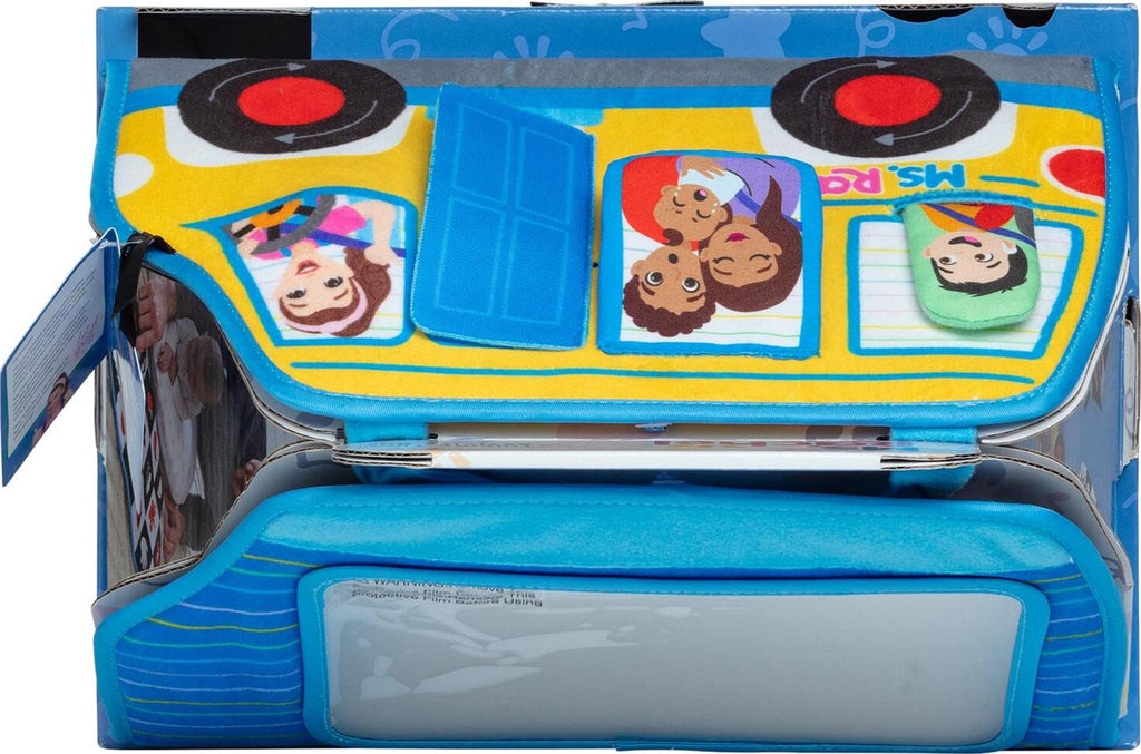 Ms. Rachel Tummy Time Activity Bus with interactive features and educational activities for infant development