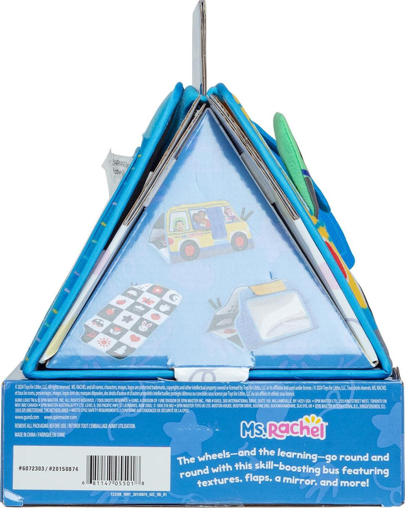 Ms. Rachel Tummy Time Activity Bus with interactive features and educational activities for infant development