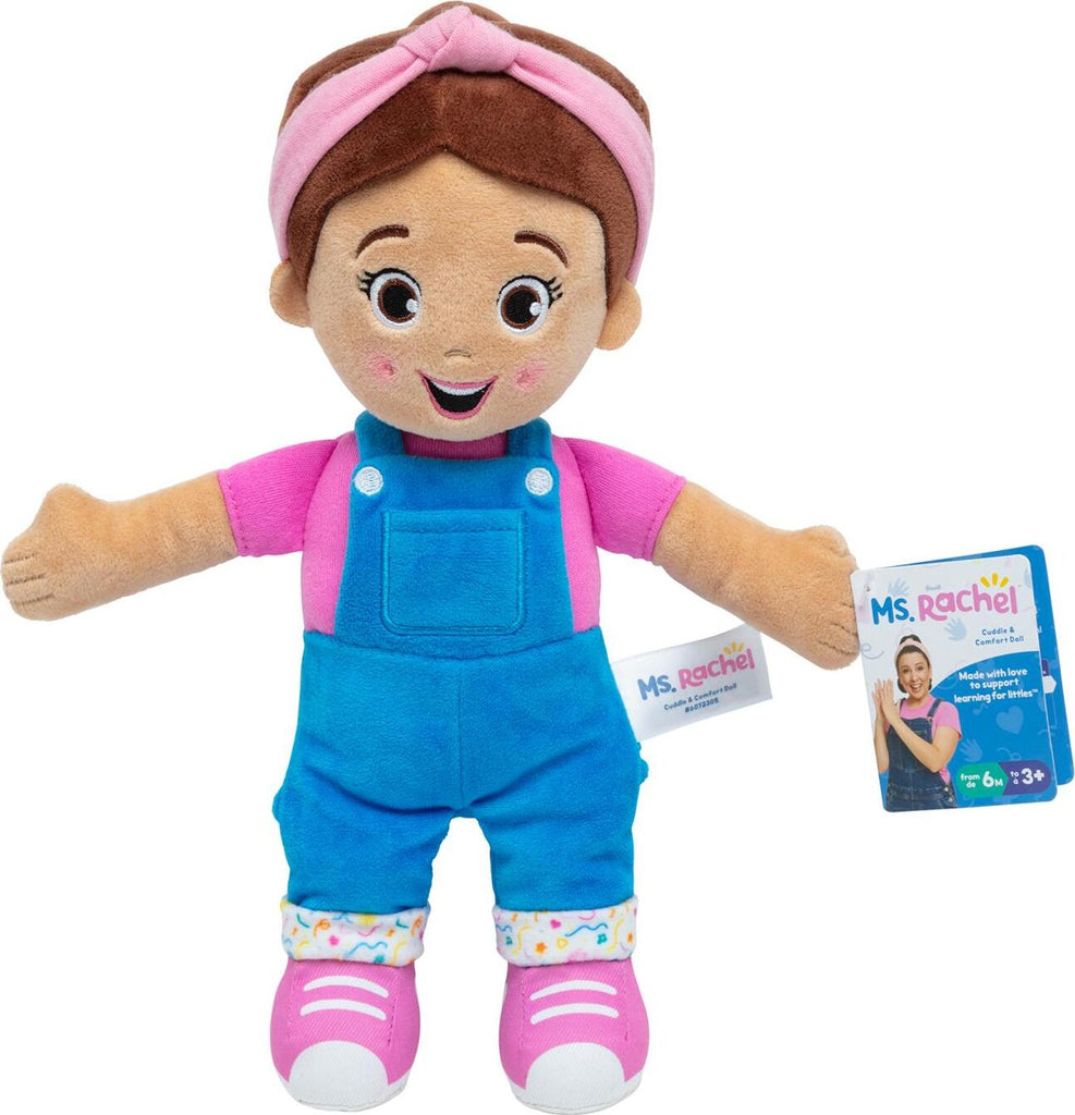 Ms. Rachel Cuddle & Comfort Doll soft plush toy inspired by beloved children's educator for cuddling and comfort