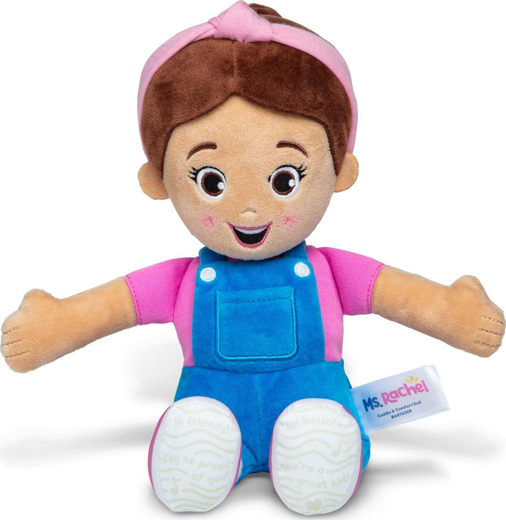 Ms. Rachel Cuddle & Comfort Doll soft plush toy inspired by beloved children's educator for cuddling and comfort