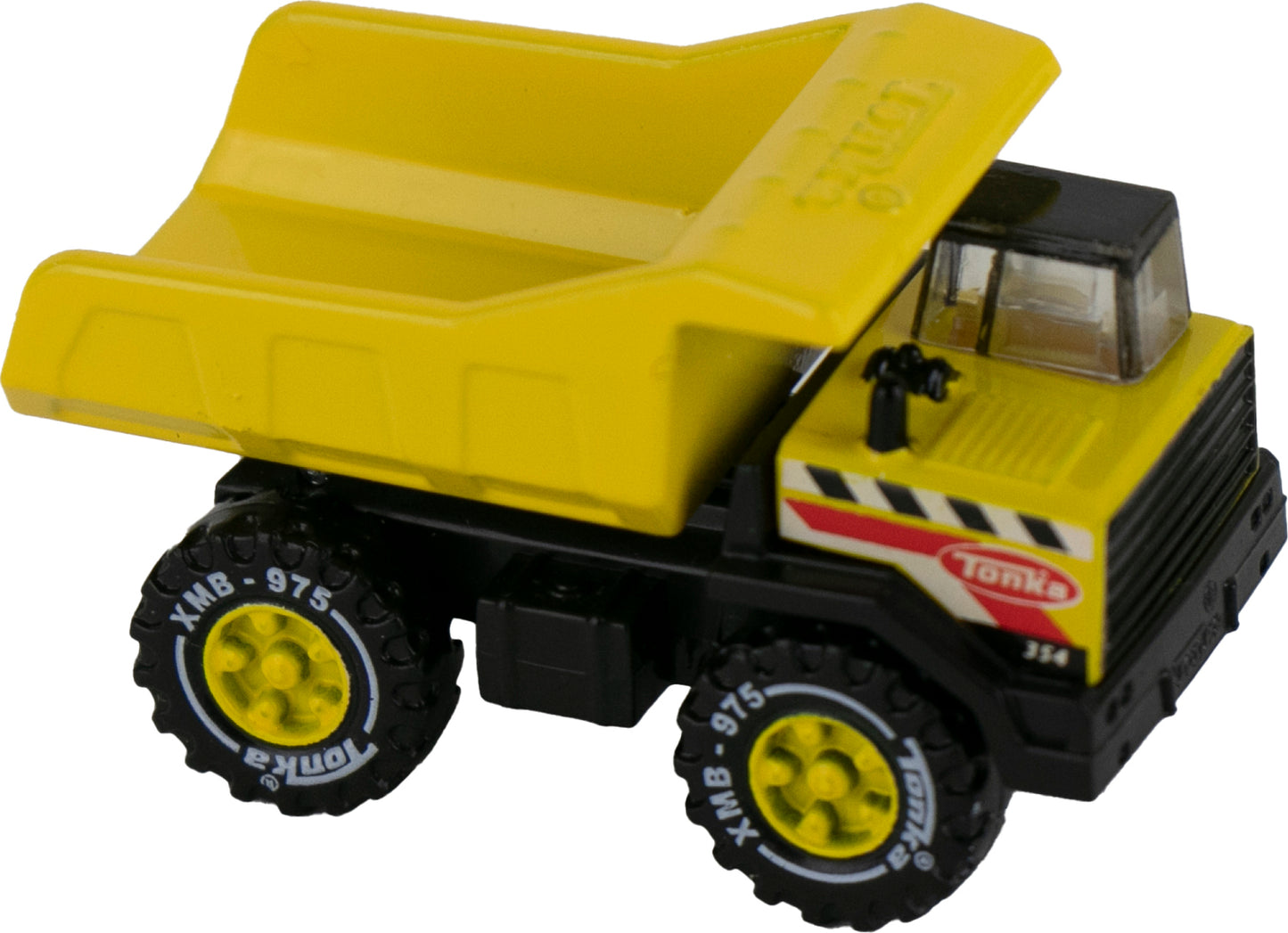 World's Smallest Tonka Dump Truck miniature replica with movable steel bed and working wheels
