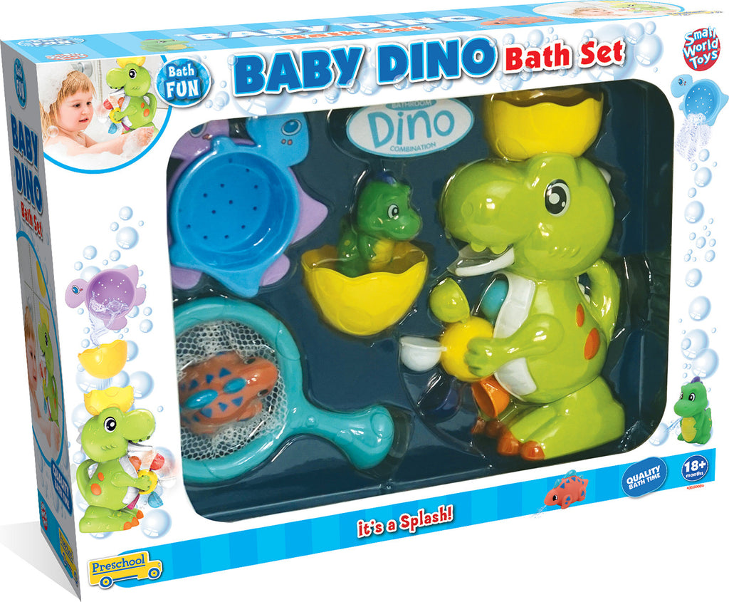 Baby Dino Bath Set