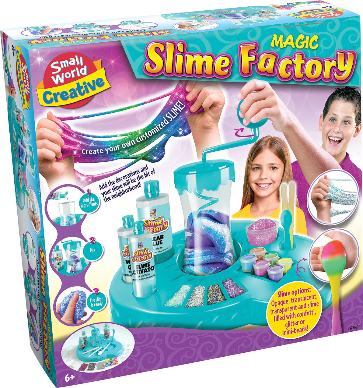 Super Slime Factory complete slime making kit for DIY sensory craft projects