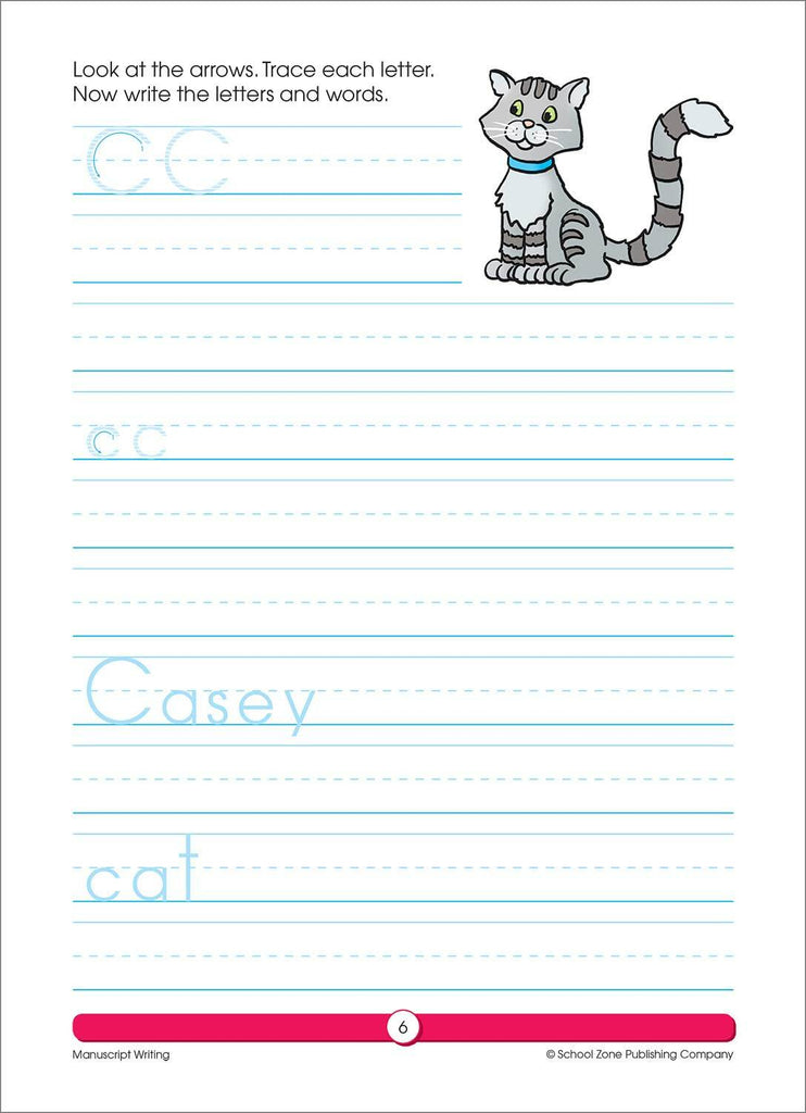 Learn to Print Grades K-2 Workbook (64 Pages)