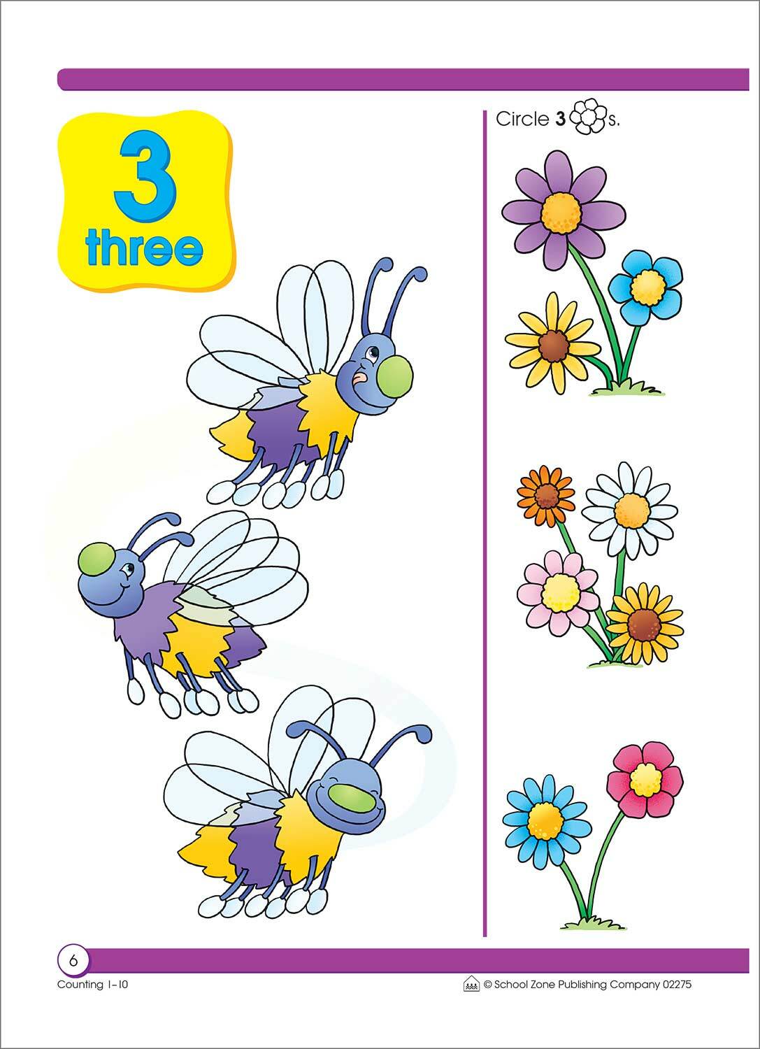 Counting 1-10 Preschool Workbook