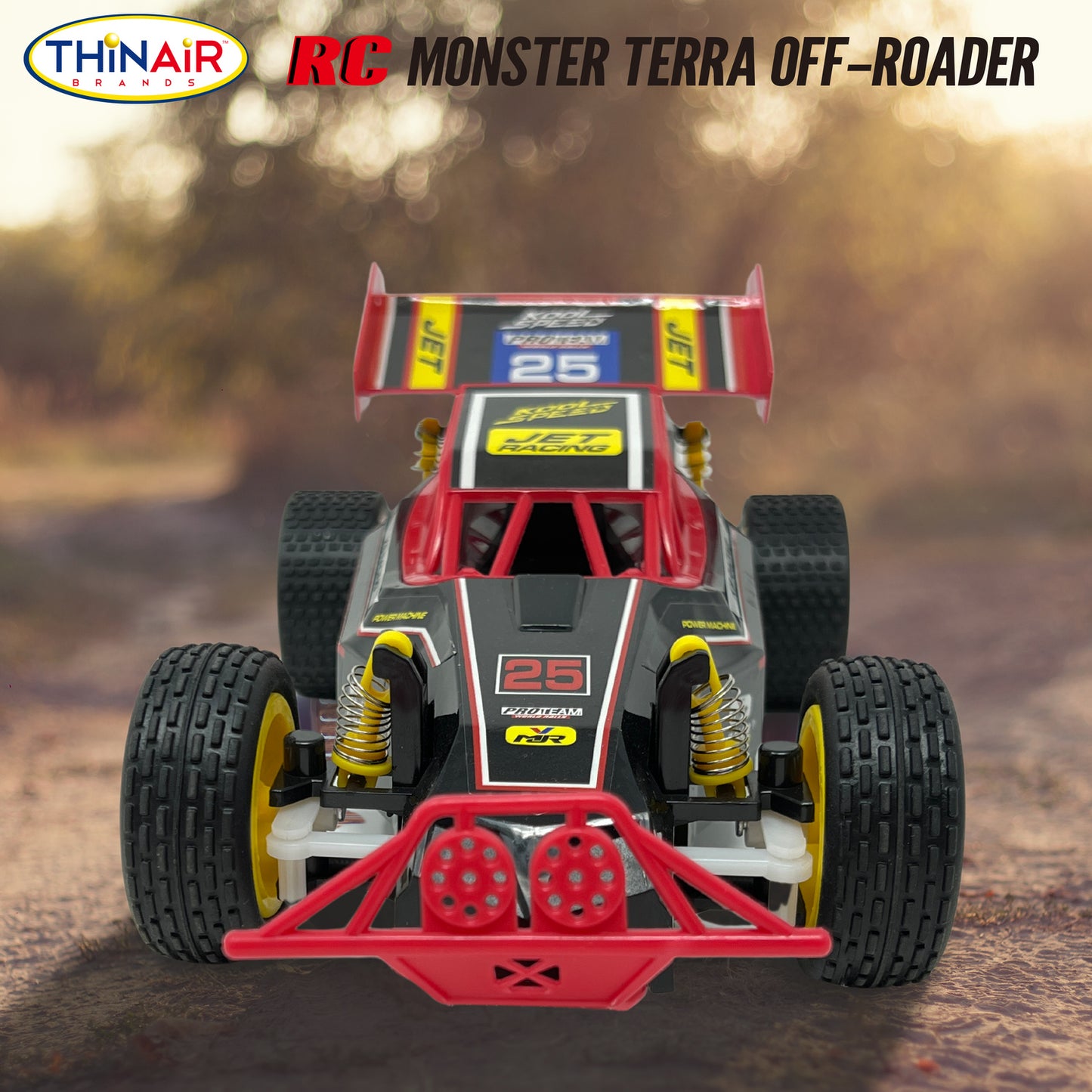 RC Monster Terra Off-Roader 1:20 Scale - Thin Air Brands remote control off-road vehicle for kids' outdoor adventures