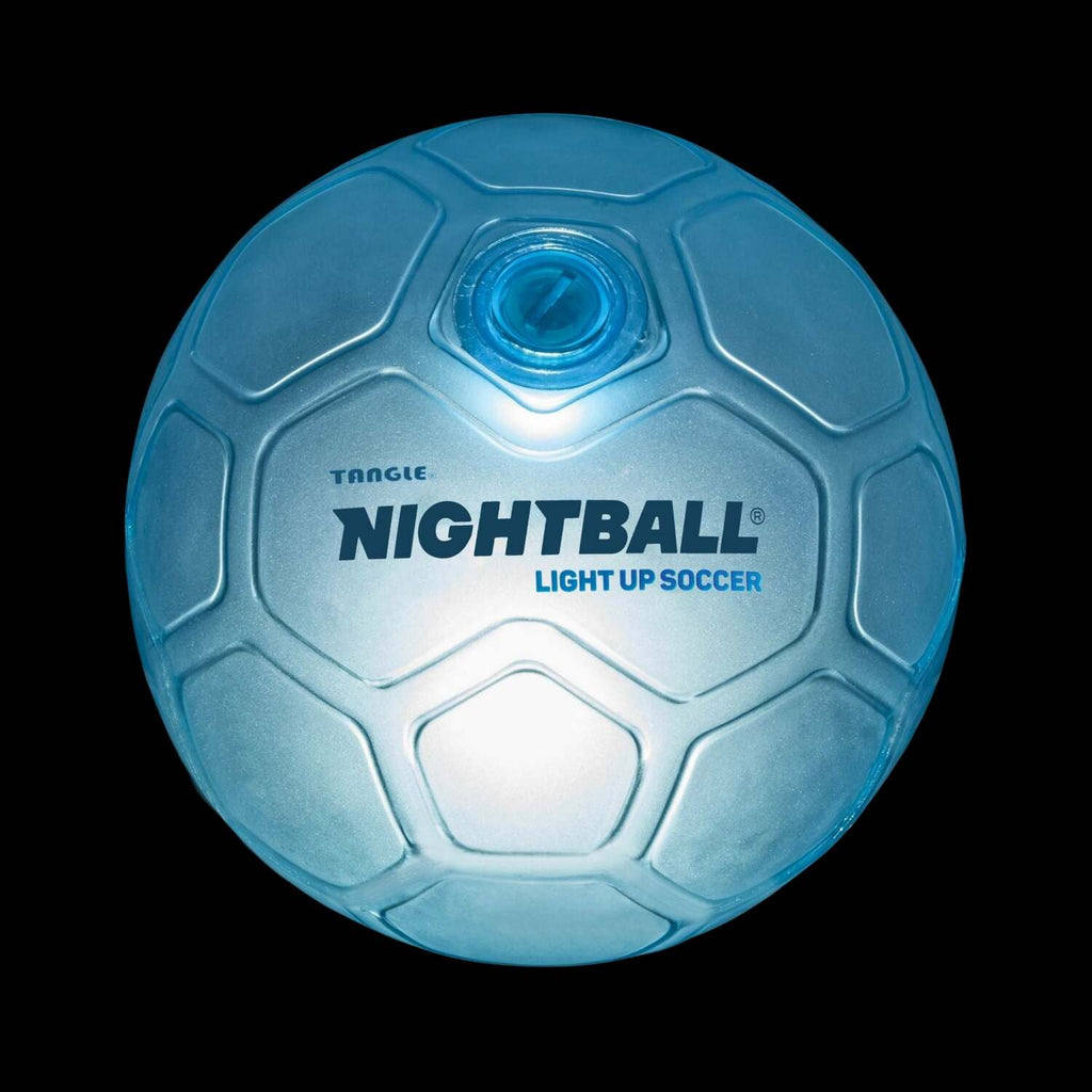 Tangle NightBall Soccer Ball - LED light-up soccer ball that glows with every kick and pass
