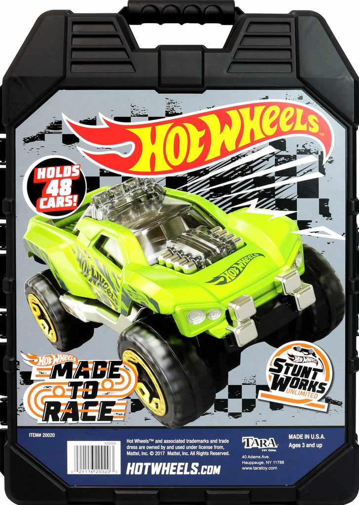 Hot Wheels 48 Car Case - Tara Toy Corp storage case for organizing and displaying Hot Wheels car collection
