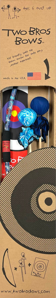 Sealife Packaged Box Set Two Bros Bows bow and arrow set with sea life design made in USA for active outdoor play