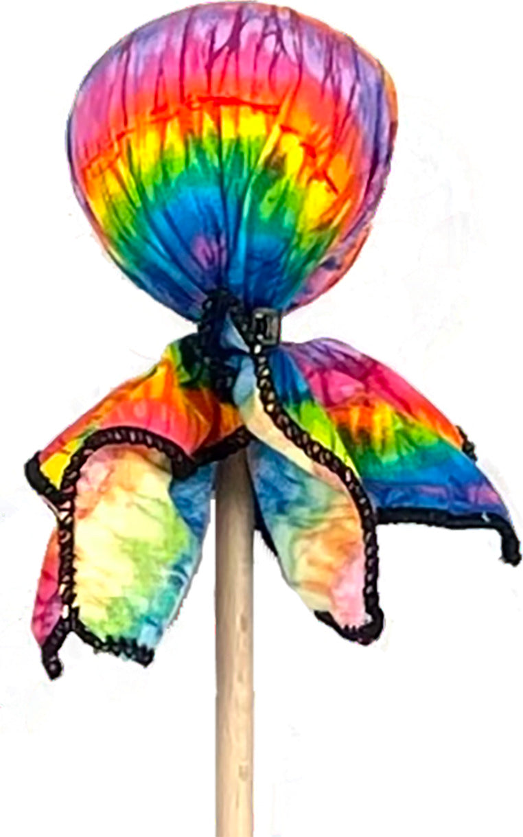 Tie-Dye Arrow Two Bros Bows colorful tie-dye patterned arrow with fun design that goes with any bow set