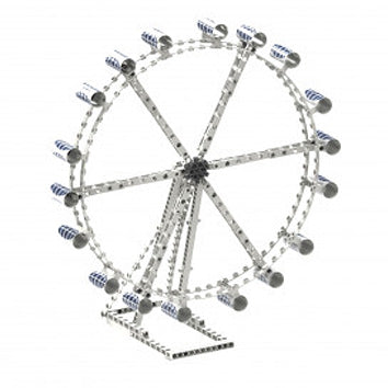 Architectural Engineering educational kit with modular building pieces to construct famous buildings and structures