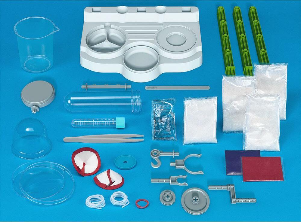 Ooze Labs Colorful Crystal Lab science kit with lab station, beakers, and crystal growing experiments by Thames & Kosmos