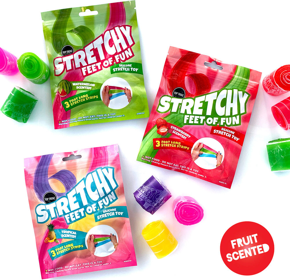 Stretchy Feet of Fun -Scented Stretch Toy (Assorted)