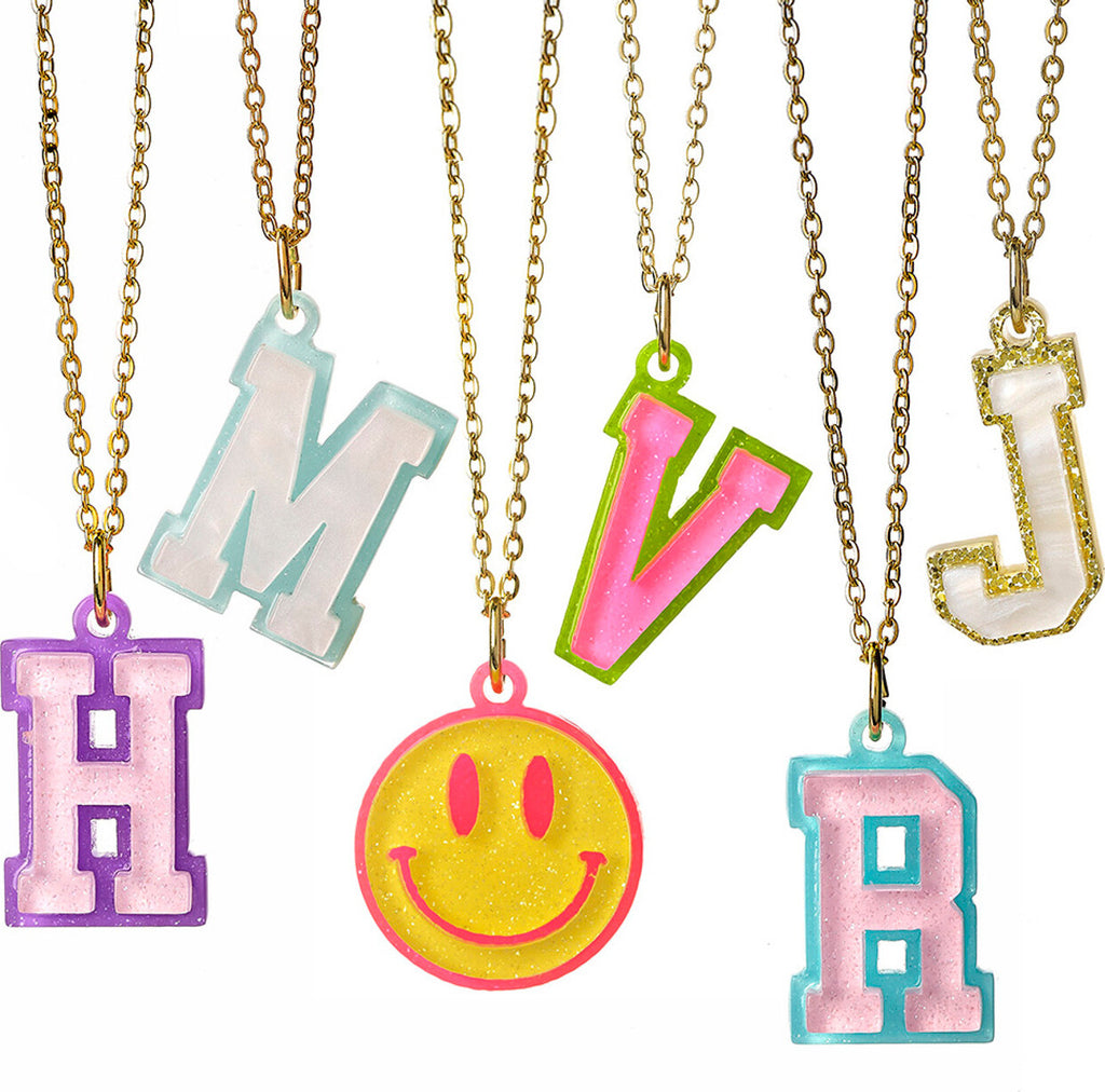 J.V. Charm Club Collegiate Charm Necklace- Letter M