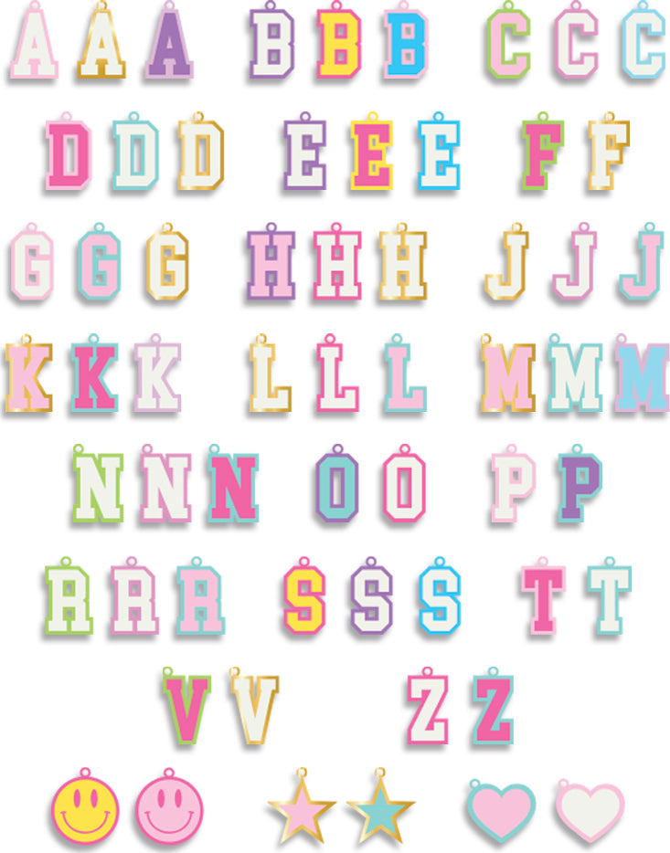 J.V. Charm Club Collegiate Charm Necklace- Letter M